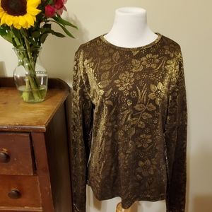 Vintage Christie & Jill Shimmer Top